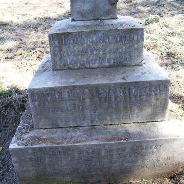 SANDERS Otillia -1938 