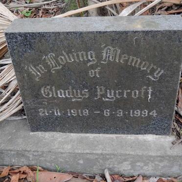 PYCROFT Gladys 1919-1994