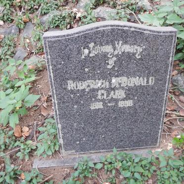 CLARK Roderick McDonald 1912-1990