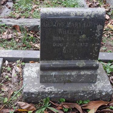WHALLEY Gladys Mary Louise 1904-1973