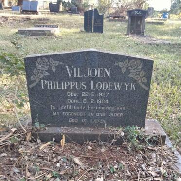 VILJOEN Philippus Lodewyk 1927-1984