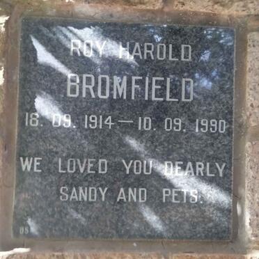 BROMFIELD Roy Harold 1914-1990
