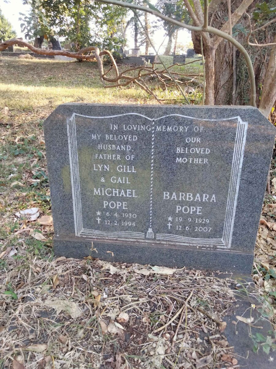 POPE Michael 1930-1994 & Barbara 1929-2007