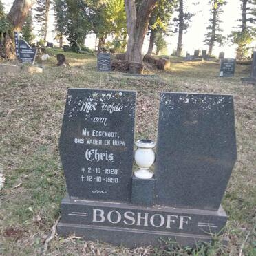 BOSHOFF Chris 1928-1990