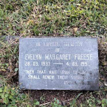 FREESE Evelyn Margaret 1937-1994