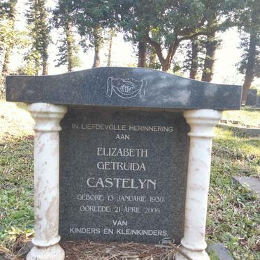 CASTELYN Elizabeth Getruida 1930-2006