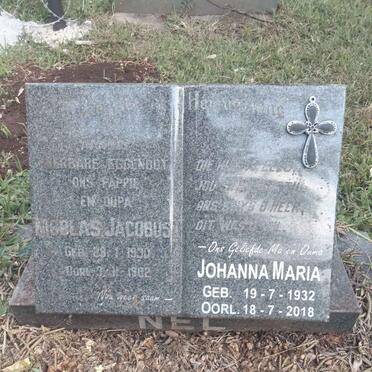NEL Nicolas Jacobus 1930-1982 & Johanna Maria 1932-2018