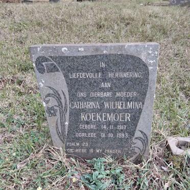 KOEKEMOER Catharina Wilhelmina 1917-1993