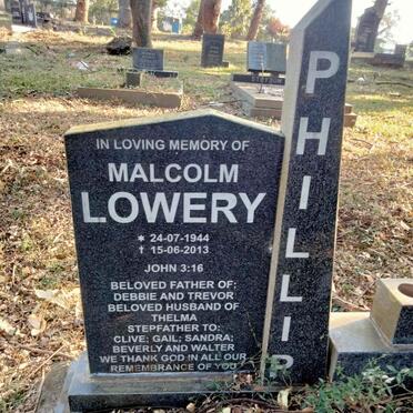 LOWERY Malcolm Phillip 1944-2013