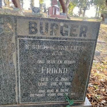 BURGER Frikkie 1966-1991