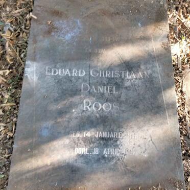 ROOS Eduard Christiaan Daniel 1929-1987
