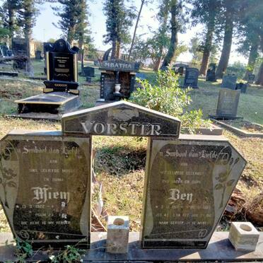VORSTER Ben 1917-1985 & Miem 1922-1996