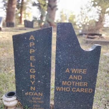 APPELCRYN Joan 1931-2000