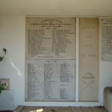 Zululand War Memorial 1914-1918 &amp; 1939-1945