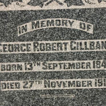 GILLBANKS George Robert 1846-1918