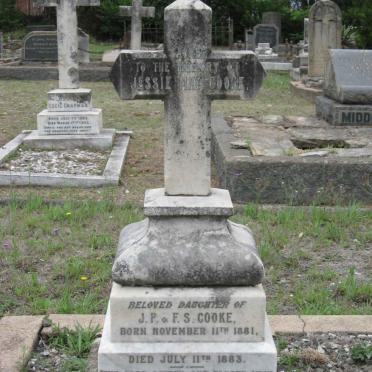 COOKE Jessie May 1881-1883