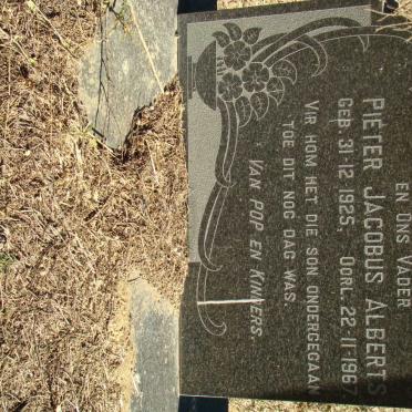 ALBERTS Pieter Jacobus 1925-1967