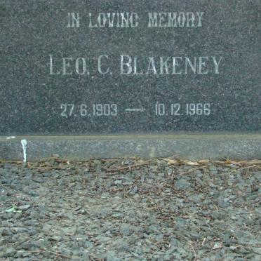 BLAKENEY Leo. C. 1903-1966