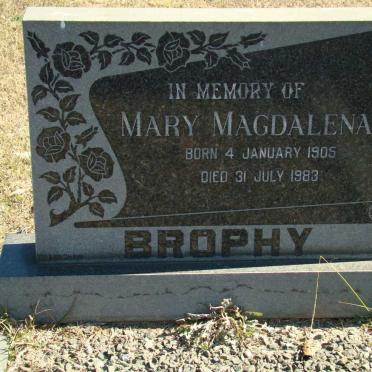 BROPHY Mary Magdalena 1905-1983