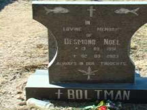 BOLTMAN Desmond Noel