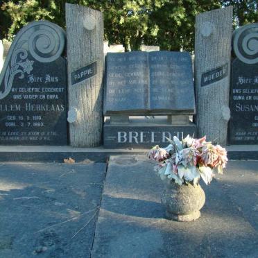 BREEDT Willem Herklaas 1910-1962 &amp; Susannah Maria 1910-1988