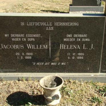 BEER Jacobus Willem, de 1900-1988 &amp; Helena L.J. 1905-1995