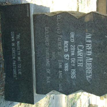 CARTER Alfred Aubrey -1965