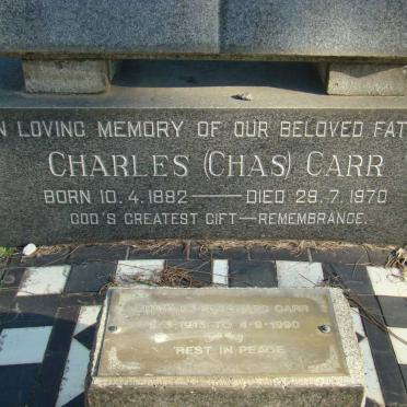 CARR Charles 1882-1970 :: CARR Charles Butchard 1913-1990 :: CARR Margaret Duncan 1880-1960 