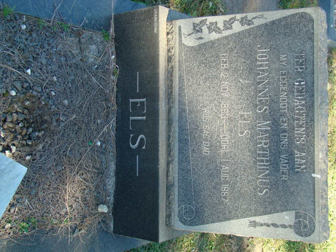 ELS Johannes Marthinus 1893-1967