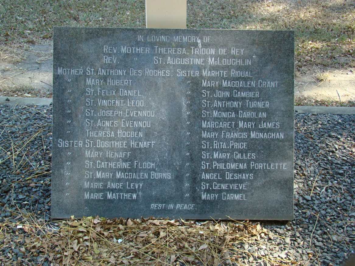 2. Memorial: Augustine Sisters