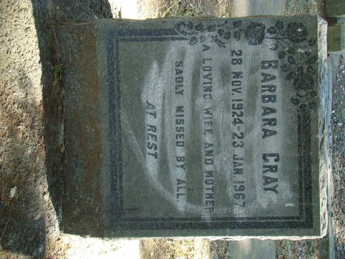 GRAY Barbara 1924-1967