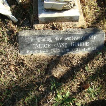 GOUDIE Alice Jane 1885-1964