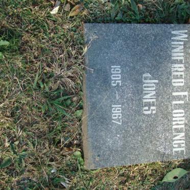 JONES Winifred Florence 1905-1967