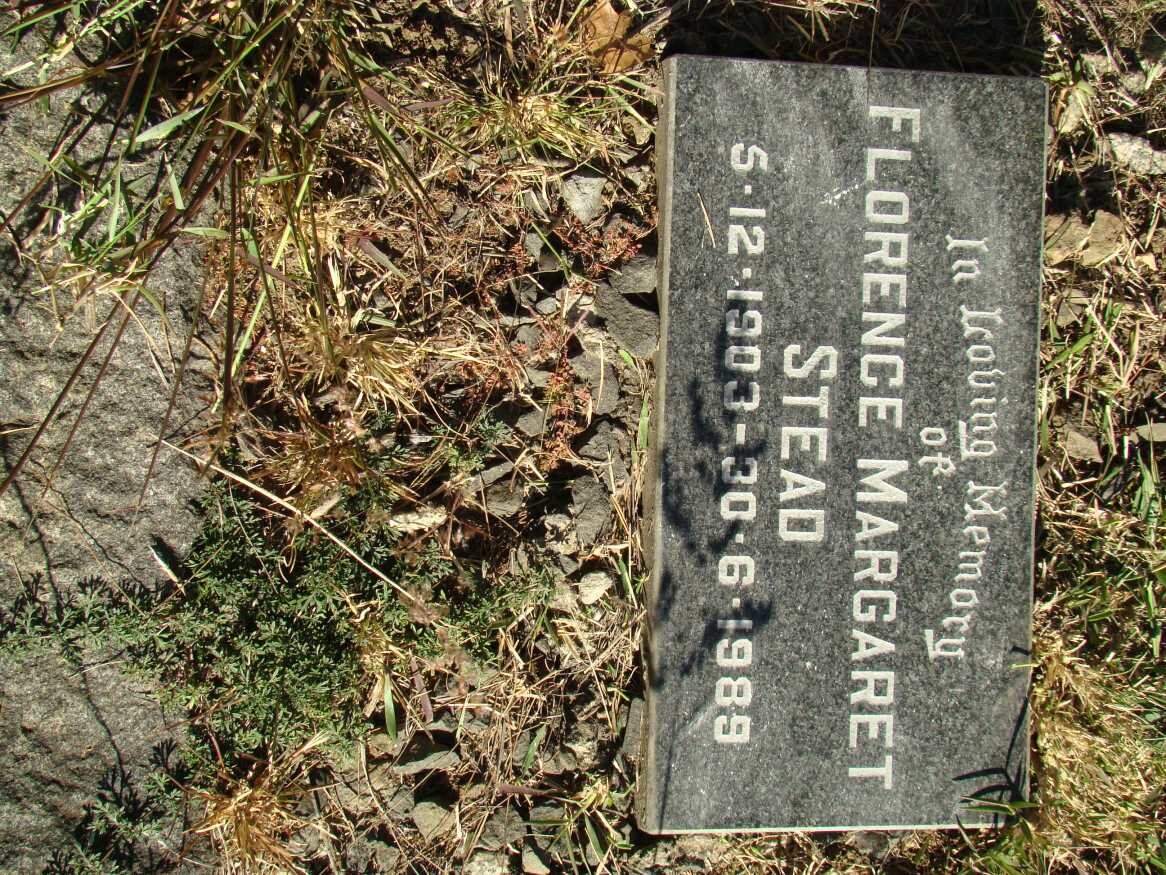 STEAD Florence Margaret 1903-1989