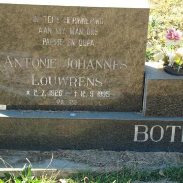 LOUWRENS Antonie Johannes 1926-1995