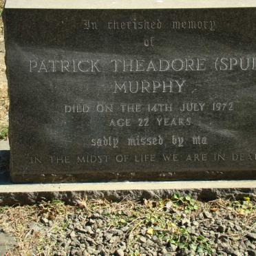 MURPHY Patrick Theadore -1972