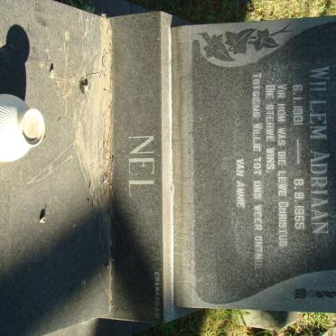 NEL Willem Adriaan 1901-1965