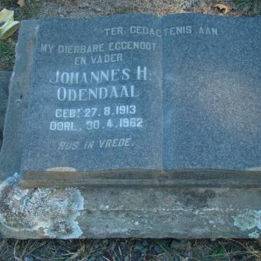 ODENDAAL Johannes H. 1913-1962