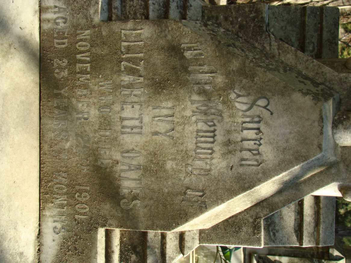 OATES Ivy Elizabeth -1901