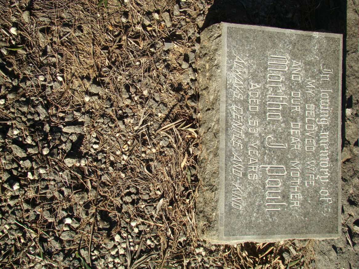 PAULI Martha J.