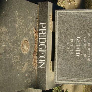 PRIDGEON Gerald 1916-1969