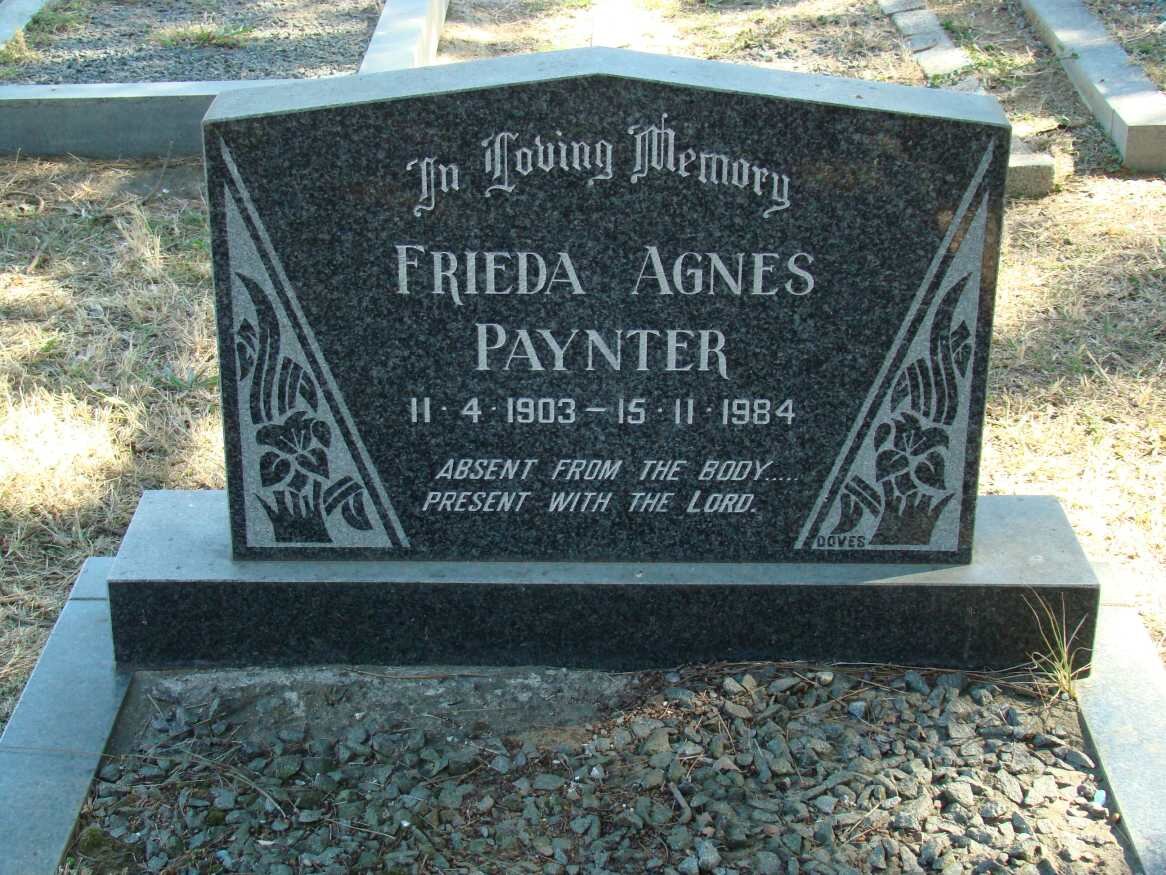 PAYNTER Frieda Agnes 1903-1984