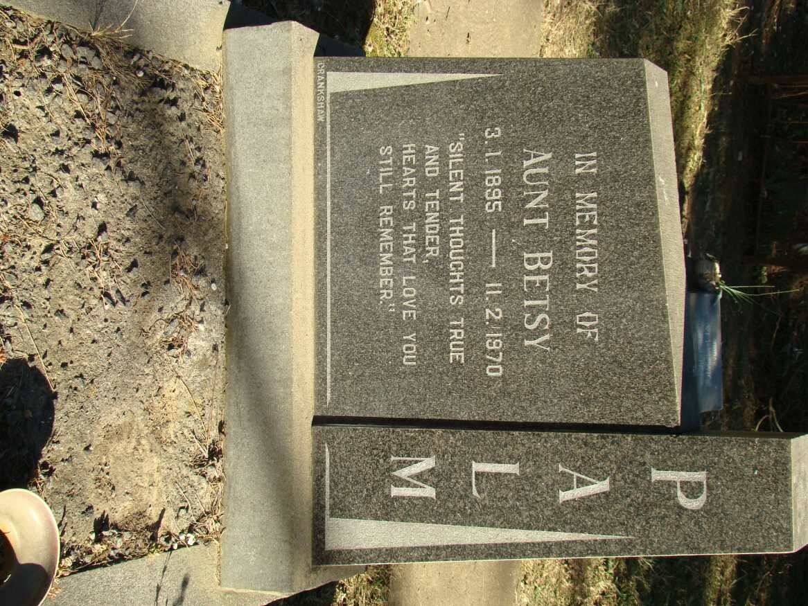 PALM Betsy 1895-1970