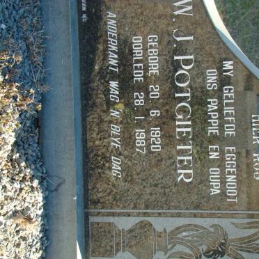 POTGIETER W.J. 1920-1987