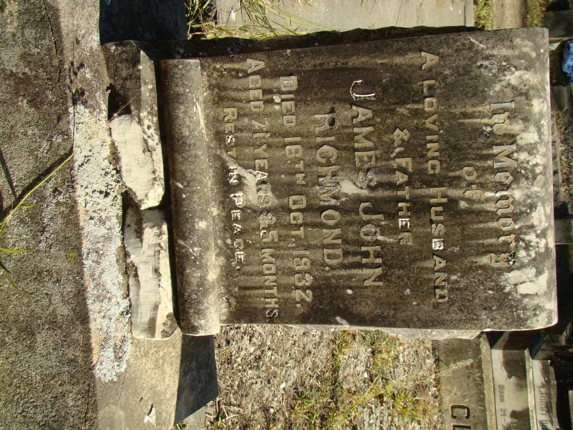 RICHMOND James John -1932