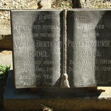 RODEL Victor Bertram -1951 &amp; Phyllis Muriel 1919-1991