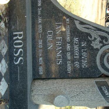 ROSS Ian Francis Colin 1923-1968