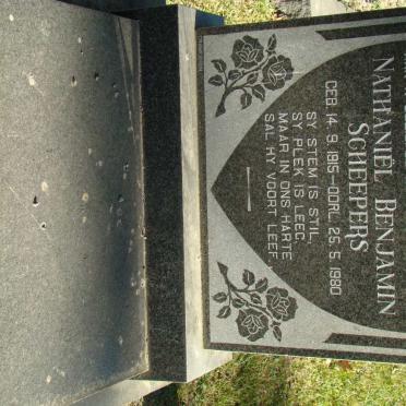 SCHEEPERS Nathaniel Benjamin 1915-1980