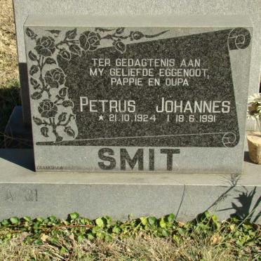 SMIT Petrus Johannes 1924-1991