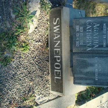 SWANEPOEL Agatha Cathrina 1910-1993